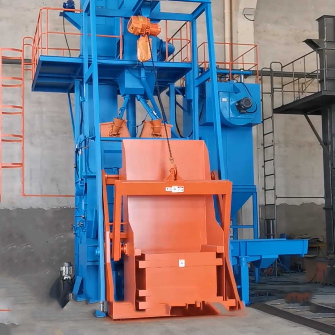 Crawler shot blasting machine cleaning machine